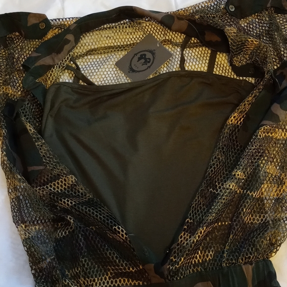 Camo Mesh Romper​ - Picture 4 of 5